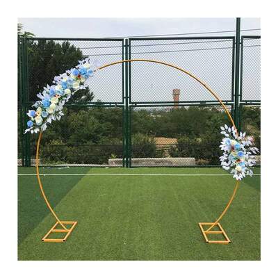 Round Metal Iron arch wedding backdrop stand wedding arch bi