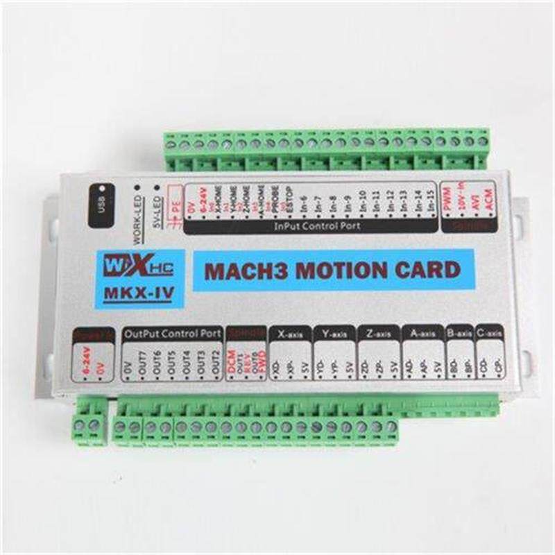 2019 4 Axis USB Mach CNC Motion Control Card Breakout Board