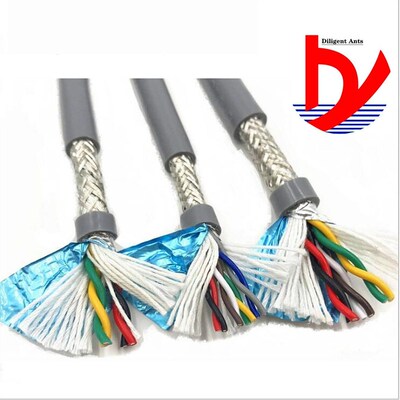 20AWG 2/3/4/5 core owline shielded cable 5m PVC flexible wir