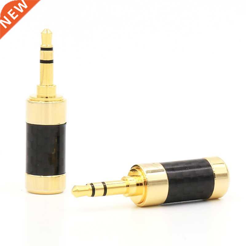 10pcs ACROLINK CF-3.5 24K Gold 3.5mm Stereo Jack Male Carbon