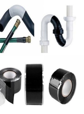 3 Meters Black Super Rubberized Waterproof Stop Leaks Seal R