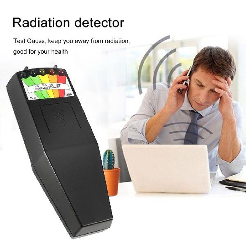 Field EMF Meter Field Detector 5 LED Gauss Meter Ghost