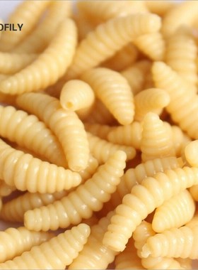 50PCS 2cm 0.3g Soft Fishing Lure Hooks Smell Worms Shrimps S