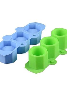 3 Holes Round Geometric Polygonal Concrete Flower Pot Vase