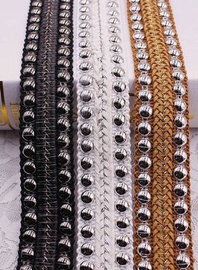 1 Yard 3cm Polyester Acrylic Woven Ribbon Trim Creamy Lace