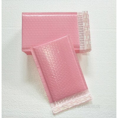 50pcs sable space 13x20 4cm Light pink Poly bubble Mailer en