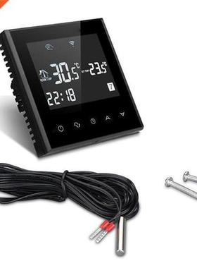 LCD Display Screen Room Controller NTC Sensor Black For Unde