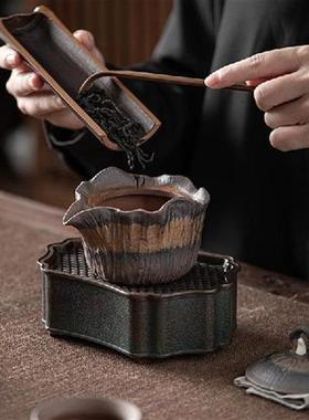 Bodhi hand pot tea making tool stone ware single pot small