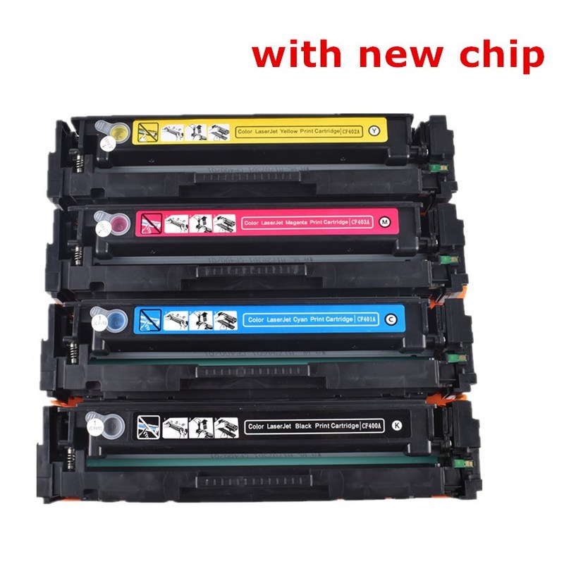 CF400A CF401A  402 403A 201A Compatible Color Toner Cartridg
