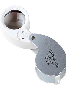 Portable Full Metal Movable Handle 25mm Pocket Mirror