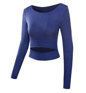 women gym yoga crop top shirts workout fitness sport t shirt