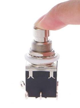 AC 250V/2A 125V/4A 6Pins DPDT Momentary Stomp Foot Switch f