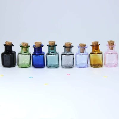 Mini Glass Bottles With Corks Lids Clear Drifting Bottle