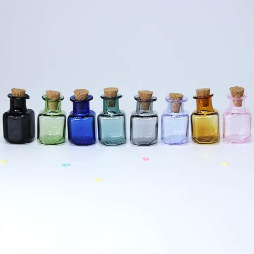 Mini Glass Bottles With Corks Lids Clear Drifting Bottle