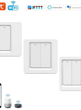 Switch Smart Push Button Switch Panel Wall Interruptor 1/2/3