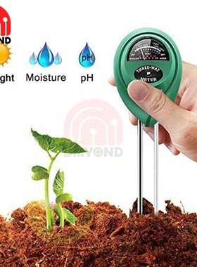 3 in1 Moisture Sunlight PH Meter Soil Water Acidity Humidity
