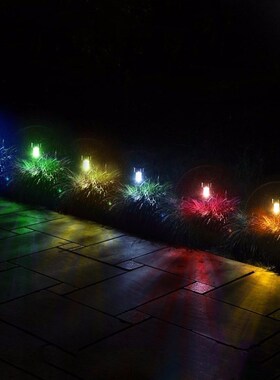 Set of 12LED Solar Garden Lights Outdoor Powered Lamp Lanter