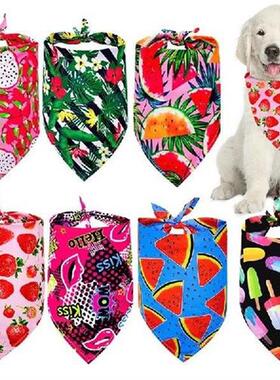 50pcs Dog bandana Dog Accessories Dog Scarf Summer Bandanas