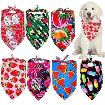 50pcs Dog bandana Dog Accessories Dog Scarf Summer Bandanas