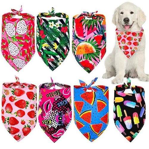 50pcs Dog bandana Dog Accessories Dog Scarf Summer Bandanas