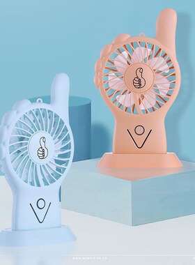 Fan Usb-Fan Colourful-Light Air-Conditioning Mini-Usb Coolin