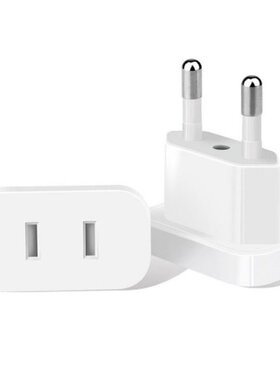 4MM US Jack to EU Plug Outlet Travel Charger Power Socket Ad