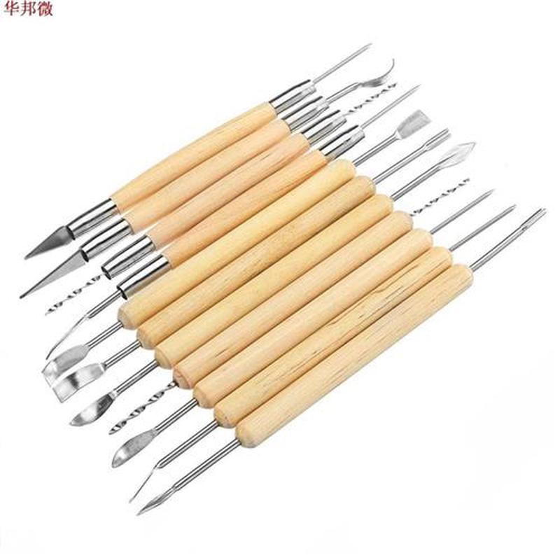 42 Pcs Wooden Clay Sculpting Tools Pottery Carving Clay Scul