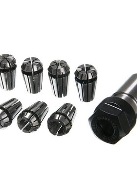 7Pcs ER11 Spring Collet 1/2/3/4/5/6/7mm   5mm ER11A Extensio