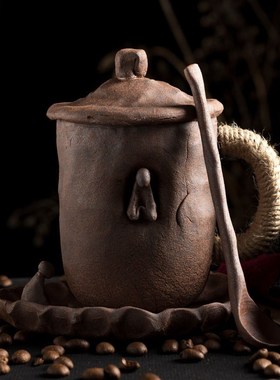 Creativity  Coffee Tea Spoons Hand-made Ceramics Retro Teasp