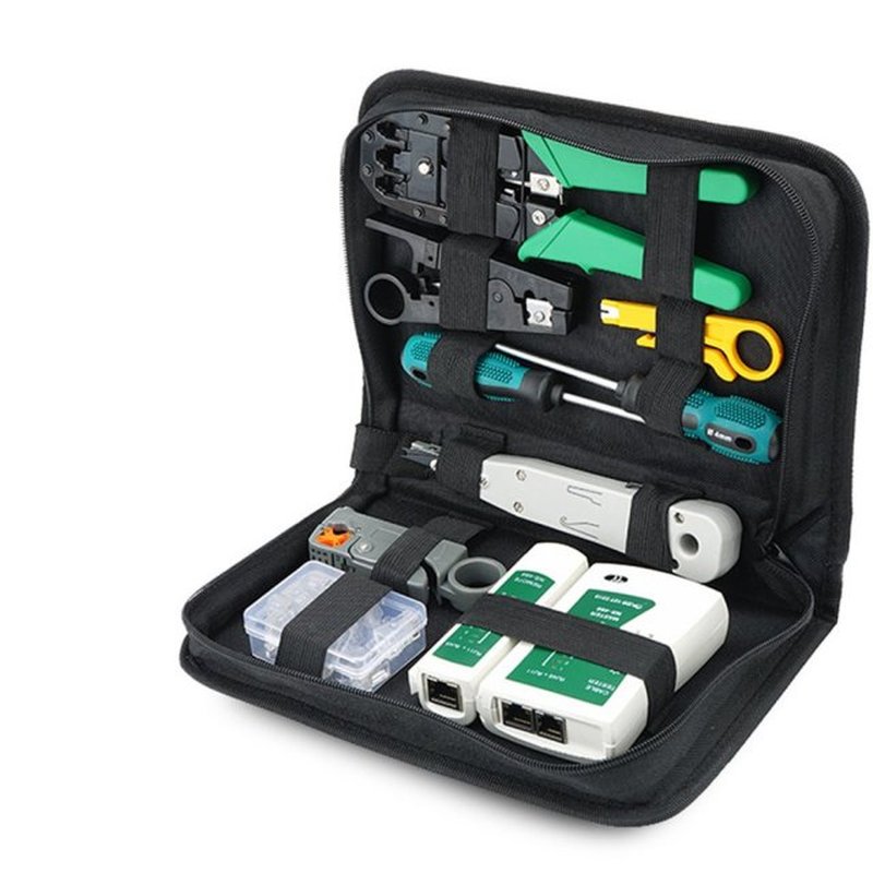 1set lan tester RJ45 Crimping pliers Portable LAN Network Re