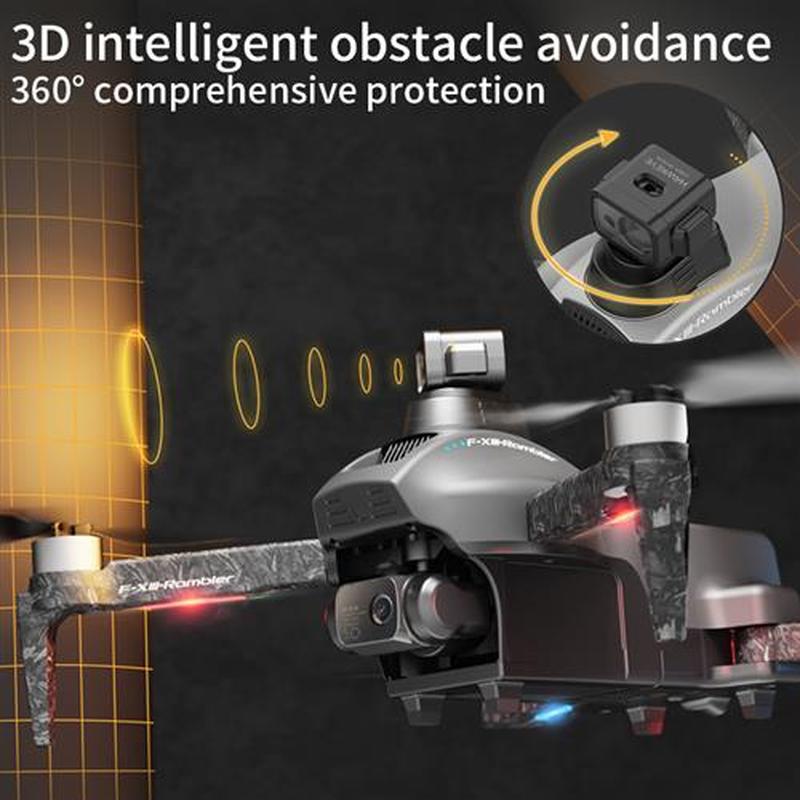 F13 Drone 8K Professional HD Camera 5KM GPS EIS 3-Axis Anti-