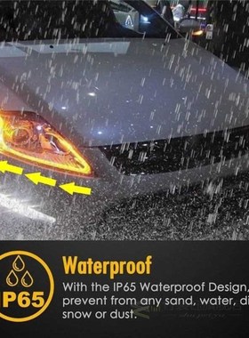 Cars DRL LED Daytime Running Lights Accessories Flexible Bra