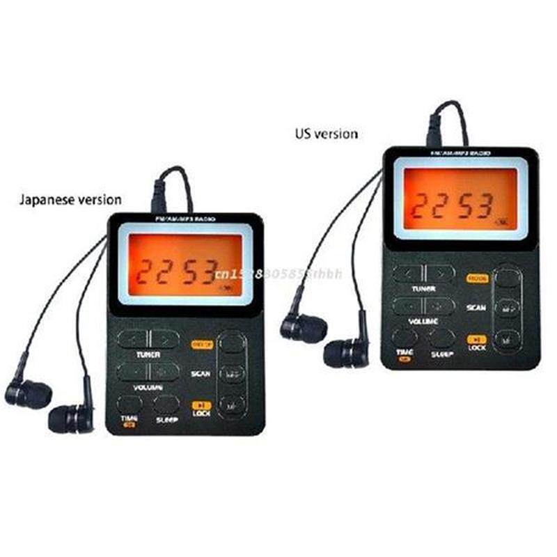 Portable Emergency Digital Radio AM/FM Speaker Card USB MP3