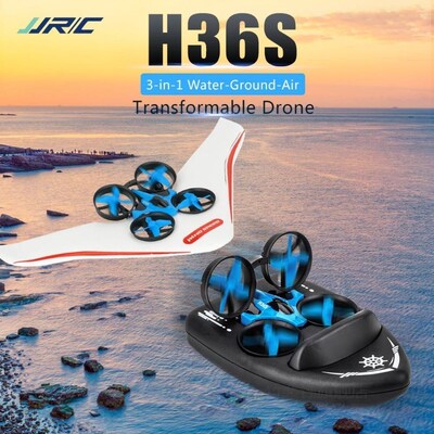 AMYGOJJ jjrc H36S RC Terzetto Drone Boat Car Gliding Water G