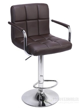 2Pcs 60-80cm Swivel Kitchen Bar Stool Chair with Cushion and