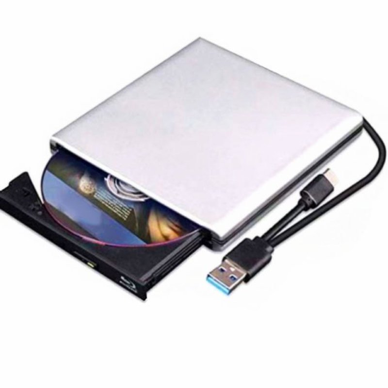 External Blu Ray Dvd Drive 3D, USB 3.0 Typc C Portable Blura