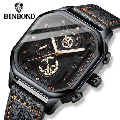 Square Chronograph 2023 Casual Fashion Sports Wrist Watch Fo