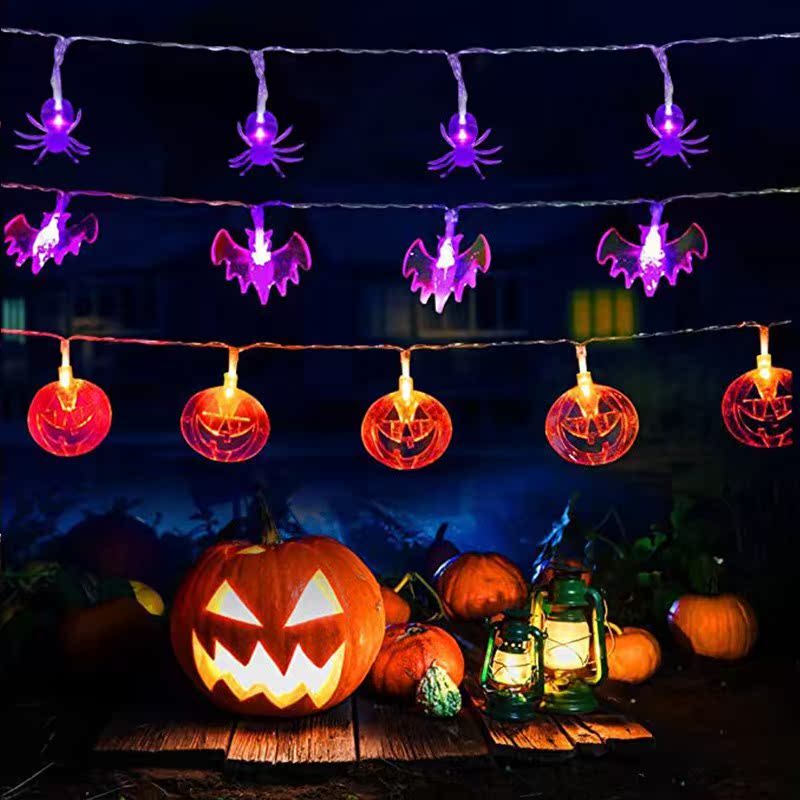 LED halloween string lights combination set pumpkin lann