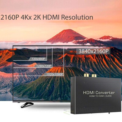 1080P HDMI Audio Extractor Converter Splitter 4k 5.1 DTS HD