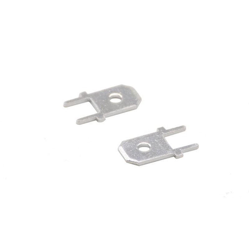 100pcs 6.3 Inserts Plug  male Terminal 250 PCB Solder lug  t