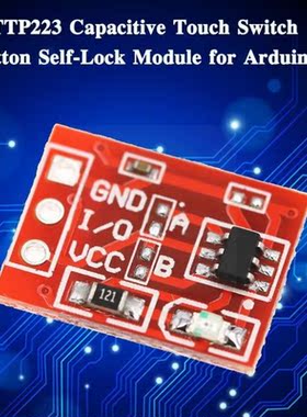 1pcs Ttp223 Button Module Capacitor Type Single Channel Sens