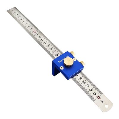30 Cm /12In Woodworking Positioning Ruler Gear Block Woodwor