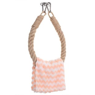 Handmade Hemp Rope Retro Towel Holder Wall Hanging Toilet Ro