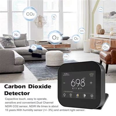 USB Powered CO2 Meter Home Crbon Dioxide Instrument CO2 Det