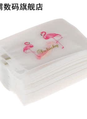 100pcs 5.5*8.5cm Sealing Bags Plastic Cookie Bag Small Gift