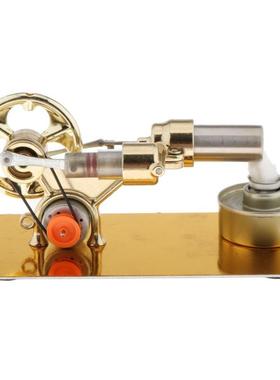 Golden Sterling Engine Model Physics Science Toy Props