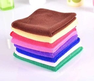 Microfiber small towel cleaning sanitary毛巾/面巾通用纯色