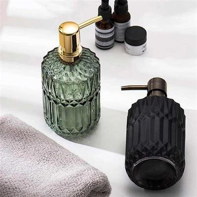 400Ml Soap Dispenser Chic Glass Refill Empty Bottle Home Hot