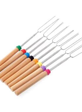 1pc Stainless Steel BBQ Marshmallow Roasting Sticks Extendin
