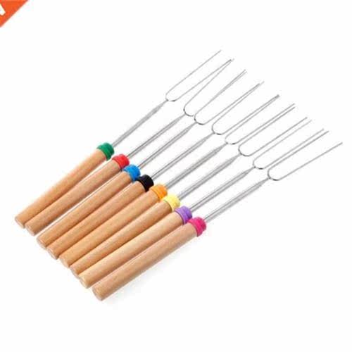 1pc Stainless Steel BBQ Marshmallow Roasting Sticks Extendin